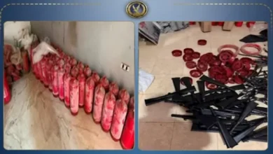 ضبط مصنع لتصنيع طفايات حريق مقلدة في شبرا الخيمة
