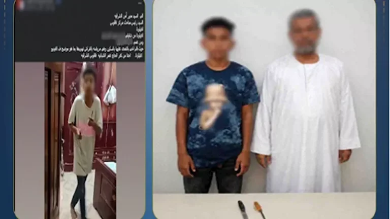 طالب في فاقوس يهدد والدته المريضة وشقيقته بسلاح ومفك بتحريض من عمه