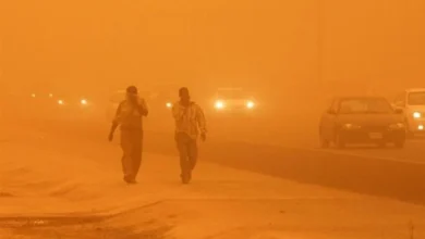 طقس العراق: عاصفة ترابية تلوح في الأفق نحو مدن الجنوب