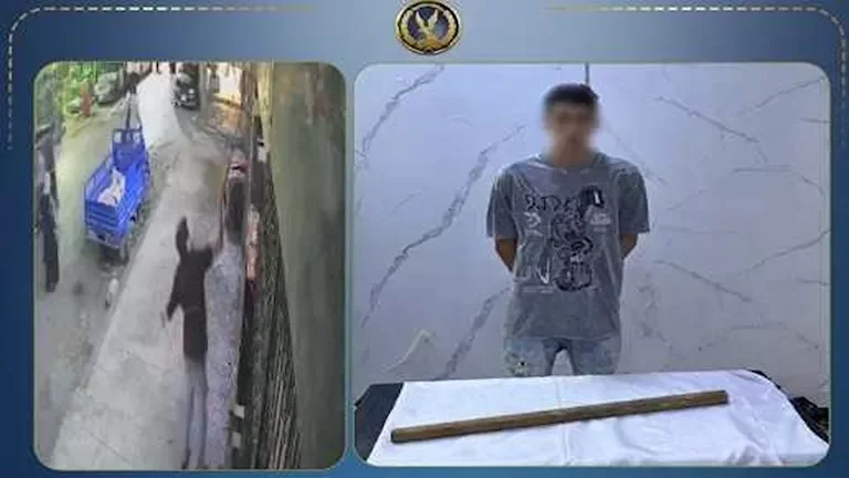 عامل يحطم كاميرات عقار في القاهرة بعد رفض بيعها أمام منزلها | فيديو