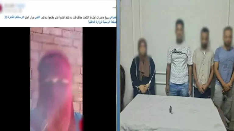 فيديو يوثق ترويج المخدرات والاعتداء على سيدة في المنيا