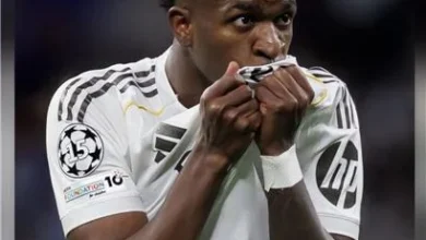 فينيسيوس جونيور يعبر عن رد فعله بعد تجديد عقده مع ريال مدريد (صورة)