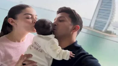 ليلى أحمد زاهر وهشام جمال يرحبان بطفلتهما الأولى ويختاران لها هذا الاسم