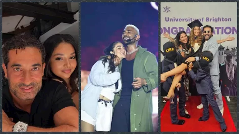 ليلى زاهر تثير الإعجاب مع طفلتها.. 25 صورة لنجوم الفن مع أبنائهم