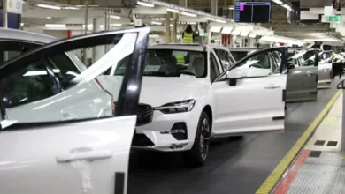 مبيعات فولفو تنخفض 4% في 3 أشهر بسبب ضعف الطلب في الصين