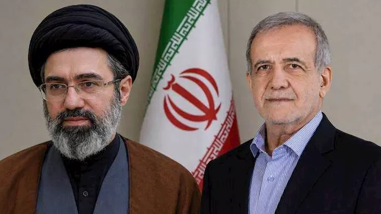 مجتبى خامنئي يلتقي مسعود بزشكيان: تفاصيل الاجتماع من الإعلام الإيراني