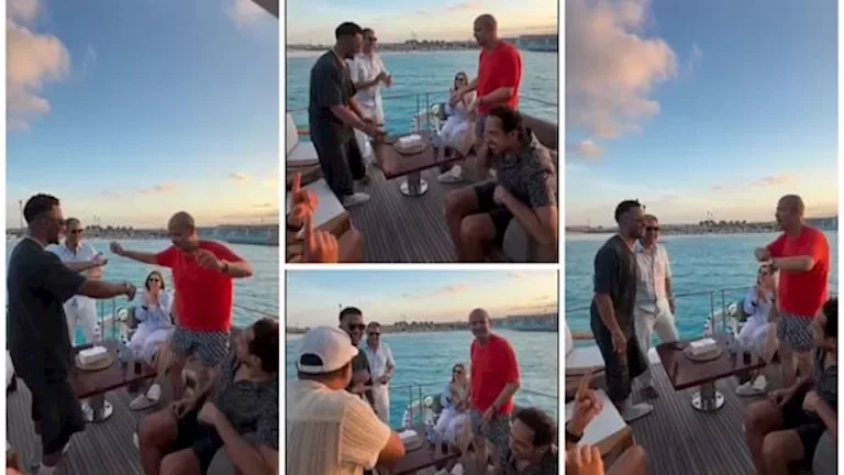 محمد رمضان وعمرو أديب يرقصان على "حبيبي أنا من غيرك".. صور وفيديو 1 محمد رمضان وعمرو أديب يرقصان على "حبيبي أنا من غيرك".. صور وفيديو