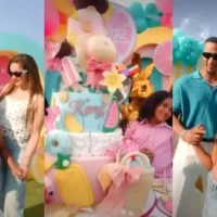 محمد رمضان يحتفل بعيد ميلاد ابنته كنز مع زوجته في أجواء عائلية