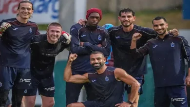 محمد صلاح يتدرب مع طرابزون تحضيراً لمواجهة فيرينكفاروش المجري