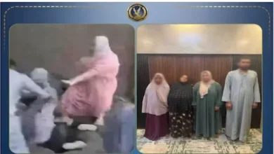 معركة بين رجل وأربع سيدات في القليوبية نتيجة خلافات جيرة