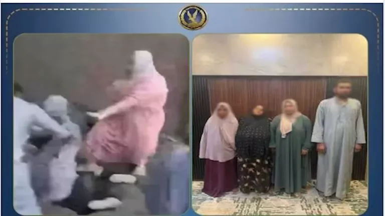 معركة بين رجل وأربع سيدات في القليوبية نتيجة خلافات جيرة