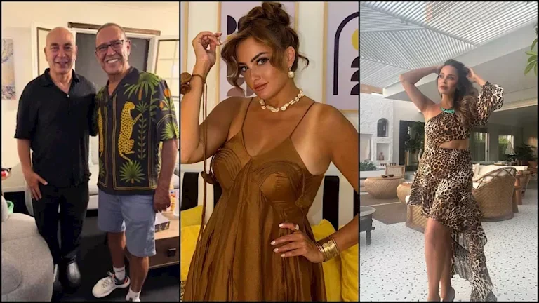 منة فضالي وإلهام شاهين في لقطات مميزة خلال 24 ساعة من الفن