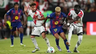 موعد مباراة برشلونة ورايو فاييكانو في الدوري الإسباني والقناة الناقلة