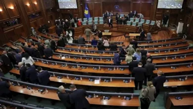 نائبة معارضة تهاجم رئيس وزراء كوسوفو بالبيض في واقعة مثيرة