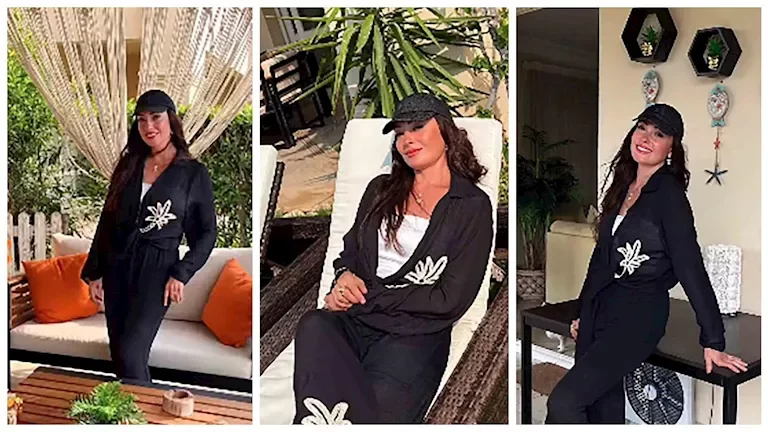 نرمين الفقي تتألق بإطلالة كاجوال في أحدث ظهور لها