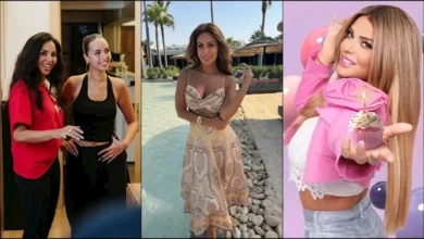 نسرين أمين ومي سليم بفستان جريء: لقطات فنية مميزة خلال 24 ساعة