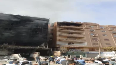 نقل 3 جثث متفحمة جراء حريق في حدائق الأهرام إلى مشرحة زينهم