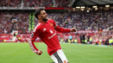هاتريك برونو يمنح مانشستر يونايتد انتصاراً ساحقاً على إبسويتش