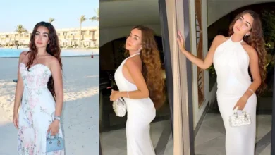 هنا الزاهد تتألق بفستان أبيض وتلقب بـ "باربي العرب" في صور جديدة