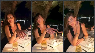ياسمين صبري تتألق بفستان أسود في أحدث ظهور لها