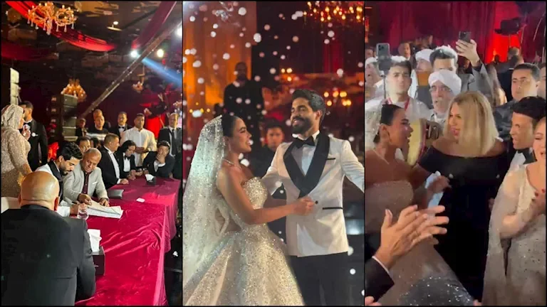 25 صورة مميزة من حفل زفاف نجل سعد الصغير: "مش همضي على قايمة"