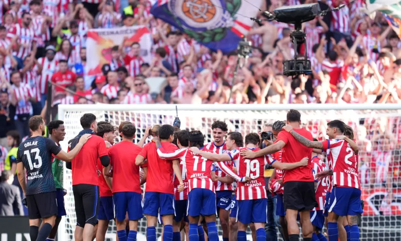 أتلتيكو مدريد يحتفي برقم قياسي بعيداً عن جدل التحكيم 1 أتلتيكو مدريد يحتفي برقم قياسي بعيداً عن جدل التحكيم