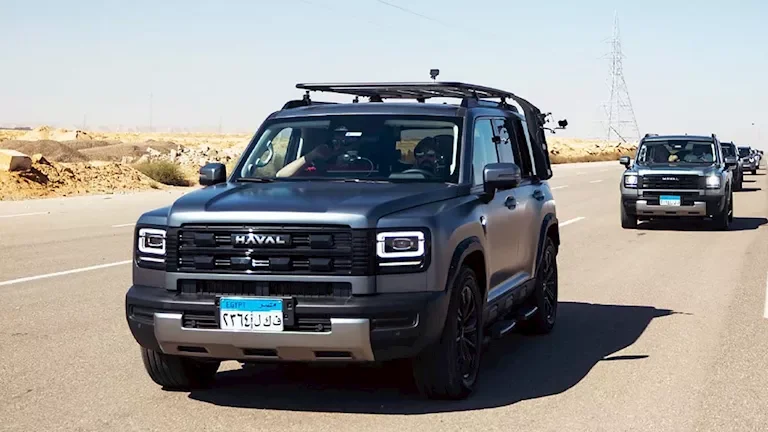 "أول تجربة قيادة لهفال V7 الهجينة في العين السخنة بعد إطلاقها في مصر"