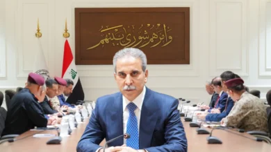 اجتماع برئاسة القاضي زيدان لمناقشة المحكومين الأجانب المنقولين من سوريا للعراق