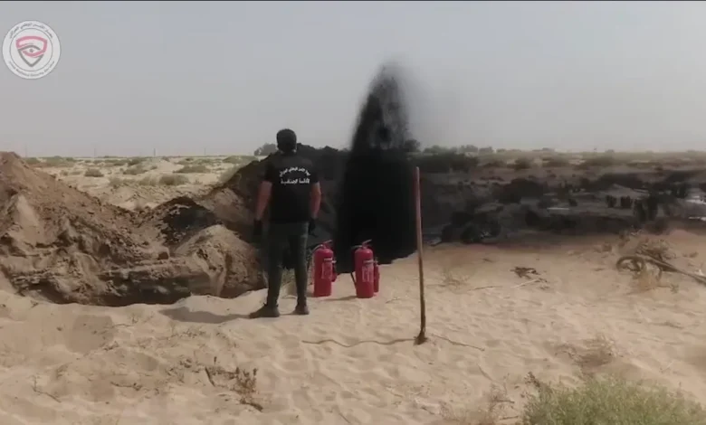 الأمن الوطني يفكك شبكة لسرقة وتهريب النفط الخام في المثنى بعائدات 500 مليون شهرياً 1 الأمن الوطني يفكك شبكة لسرقة وتهريب النفط الخام في المثنى بعائدات 500 مليون شهرياً