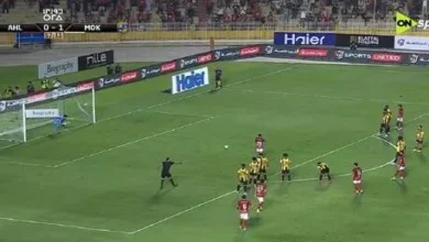 الأهلي يواجه صعوبة أمام المقاولون (فيديو)