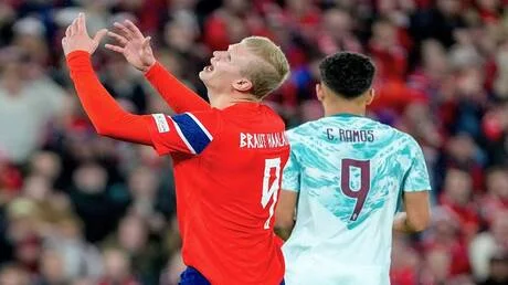 البرتغال تتغلب على النرويج بقيادة هالاند (فيديو)