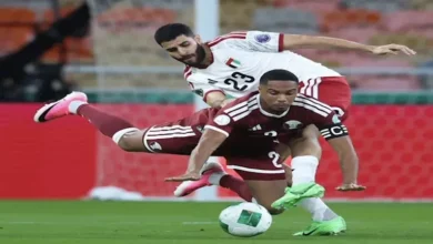 التعادل الإيجابي يسيطر على مباراة الإمارات وقطر في كأس الخليج 27
