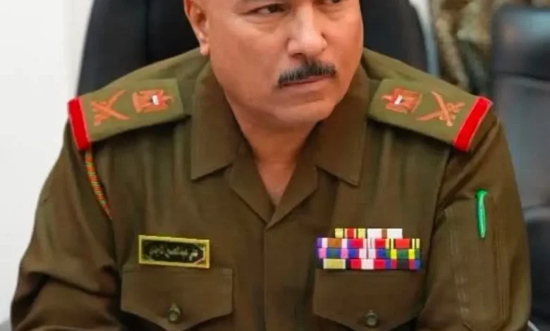 الزيدي يكلف اللواء الركن علي عبد الحسين كاظم بقيادة عمليات ميسان