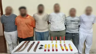 "السويس: ضبط 6 أشخاص اعتدوا على شقيقين باستخدام الأسلحة خلال مشاجرة"
