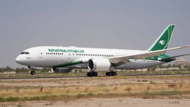 العراق يطلق خط طيران مباشر بين كركوك والقاهرة ويستثمر في الأجواء العالمية