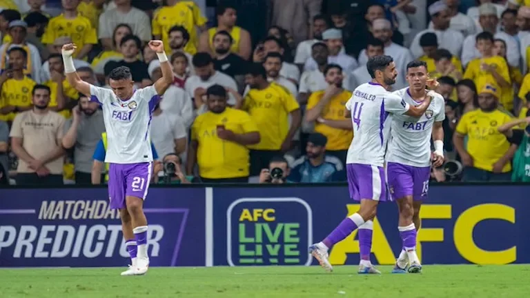 العين يتفوق على النصر برباعية في دوري أبطال آسيا للنخبة