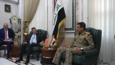 القائم بالأعمال الأمريكي لرئيس أركان الجيش: حريصون على استمرار التعاون مع المؤسسة العسكرية العراقية 3 القائم بالأعمال الأمريكي لرئيس أركان الجيش: حريصون على استمرار التعاون مع المؤسسة العسكرية العراقية