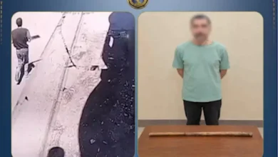"القبض على معتدي قام بضرب سيدة وموظف بعصا في محافظة البحيرة"