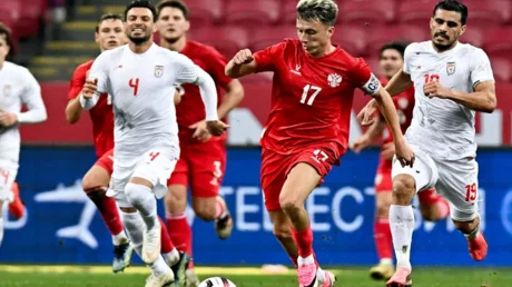 المنتخب الروسي يحقق فوزاً على نظيره الإيراني بهدفين