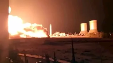 انفجار خط غاز قرب مطار دمشق يؤدي إلى توقف 3 محطات كهرباء بسوريا