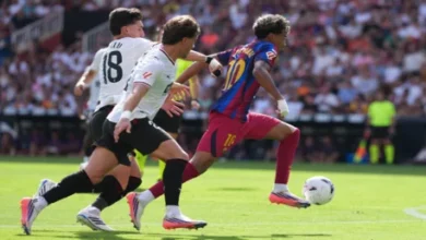 برشلونة يحقق فوزاً ساحقاً على فالنسيا بخماسية وينفرد بصدارة "الليغا"