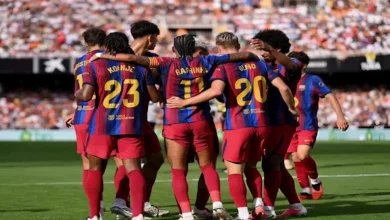 برشلونة يحقق فوزًا كبيرًا على فالنسيا بخماسية في الدوري الإسباني
