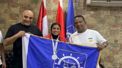 بسملة العربي تحقق فضية الكيك بوكسينج في بطولة عالمية من بورسعيد