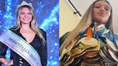بطلة بأكثر من 100 ميدالية.. سباحة تتوج بلقب ملكة جمال إيطاليا