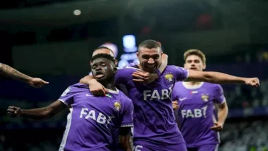 تشكيل العين لمواجهة الوصل في الدوري الإماراتي ورامي ربيعة في الصورة