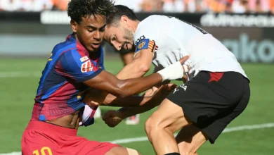 تقييم سلبي لحكم مباراة برشلونة وفالنسيا بعد ظلم رافينيا
