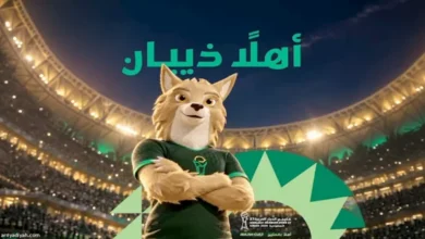 تميمة خليجي 27 في جدة مستوحاة من الذئب العربي