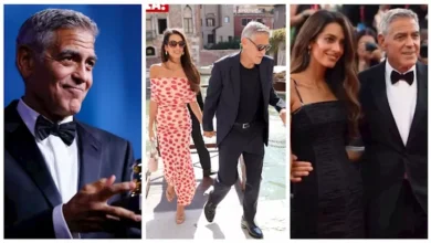 جورج وأمل كلوني يتألقان في مهرجان فينيسيا السينمائي بالصور