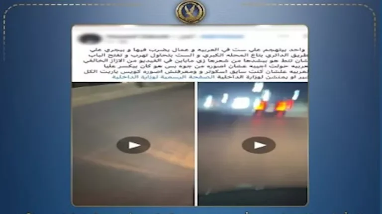 خلافات زوجية تؤدي إلى اعتداء على سيدة داخل سيارة في الغربية وفقاً لفيديو متداول