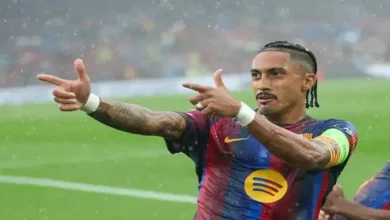 رافيينا يتألق وجيسوس يسجل أول أهدافه مع برشلونة في فينورد
